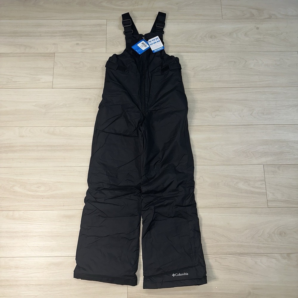 Columbia Kids' Snowslope II Bib Youth Large 14/16 Black Outdoor Ski Sledding